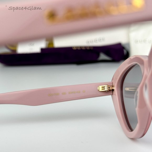 NEW Gucci GG1170S 004 Pink Grey Cat Eye Women Sunglasses GG 1170S main image 8